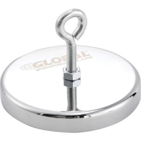 DAILYMAG MAGNETIC TECH - NINGBO Global Industrial Ceramic Hang-It Magnet w/ Attached Eyebolt, 95 Lbs. Pull, 6/Pack 320759